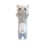 Cute Cat Long Plush Hug Pillow Soft Stuffed Animal Body Pillow Custom OEM Plush Toy Manufacturer