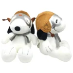 Cute Snoopy Pilot Plush Toy Set ✈️ 2PCS Soft Stuffed Dog Dolls | Bulk Wholesale for Gift & Toy Shops