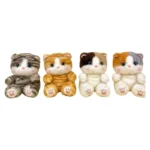 Cute 4PCS Kitten Plush Toy Set 🐱 Soft Stuffed Cat Dolls | Bulk Wholesale for Gift & Toy Shops