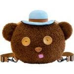 Wholesale Cute Maid Bear Plush Crossbody Bag, Soft Fluffy Bear Shoulder Bag for Girls Gifts & Bulk Orders