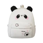 Adorable Rilakkuma Style Bear Backpack, Soft Durable Kids School Bag with 3D Ears, Perfect for Gifts & Retail