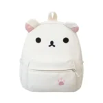 Wholesale Cute Bear Kids Backpack, Kawaii Cartoon Bear Plush Bag for School & Daily Use, Bulk Orders Available