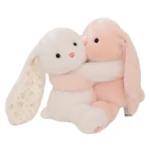 Wholesale Hugging Elephants Plush Toy, Cute Stuffed Elephant Pair, Soft Plush Elephant Doll for Couple Gifts & Home Decor - 图片 2