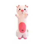 Cute Cat Long Plush Hug Pillow Soft Stuffed Animal Body Pillow Custom OEM Plush Toy Manufacturer - 图片 3