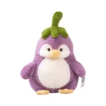 Cute Eggplant Penguin Plush Toy, Soft Stuffed Penguin with Eggplant Design, Funny Vegetable Plush Doll for Kids Gifts & Home Decor