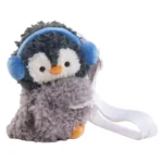 Cute Penguin Plush Backpack 🐧 Soft Fuzzy Kids’ Bag with Headphone Detail | Bulk Wholesale for Gift & Toy Shops