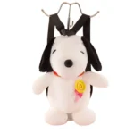 Cute Snoopy Plush Backpack 🐶 Soft Peanuts Stuffed Dog Kids’ Bag with Badge Detail | Bulk Wholesale for Gift & Toy Shops