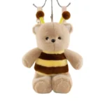Wholesale Fun Cat Bee Plush Crossbody Bag, Fluffy Cartoon Kitten Plush Purse for Gifts & Retail