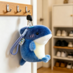 Cute Mini Shark Plush Keychain 🦈 Soft Stuffed Animal Bag Charm | Bulk Wholesale for Kids & Gift Shops - 图片 4