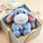 Cute Blue Donkey Plush Toy 🐴 Soft Stuffed Animal Doll with Bell | Bulk Wholesale for Gift & Toy Shops - 图片 5